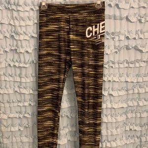 Girls Justice Cheer leggings. Size 12